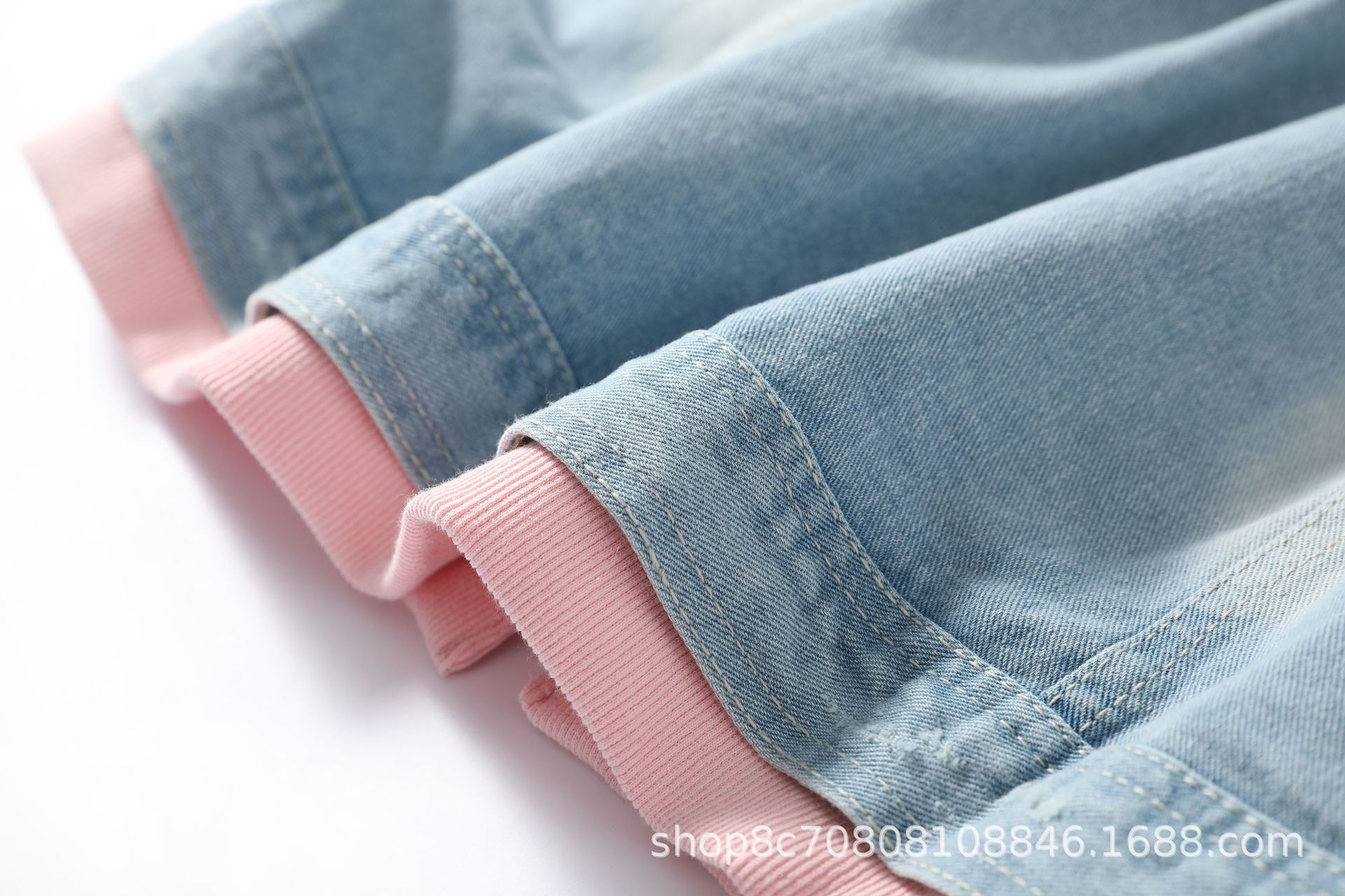 European Style Loose Hooded Pa - Patchwork Jean Jacket ulasan dan harga