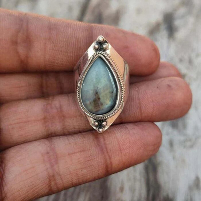 Huitan Vintage Women Rings wit - Vintage Fashion Magazine ulasan dan harga