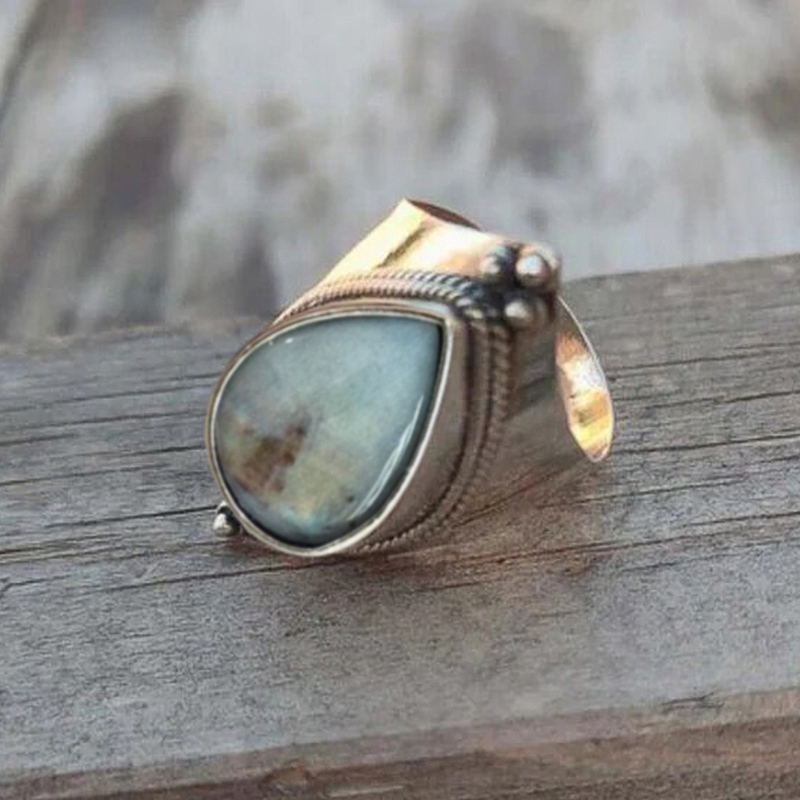 Huitan Vintage Women Rings wit - Vintage Fashion Magazine ulasan dan harga