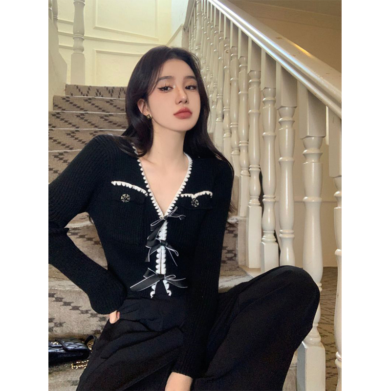 MEXZT Vintage Knitted Cardigan - Crop Cardigan Vintage ulasan dan harga