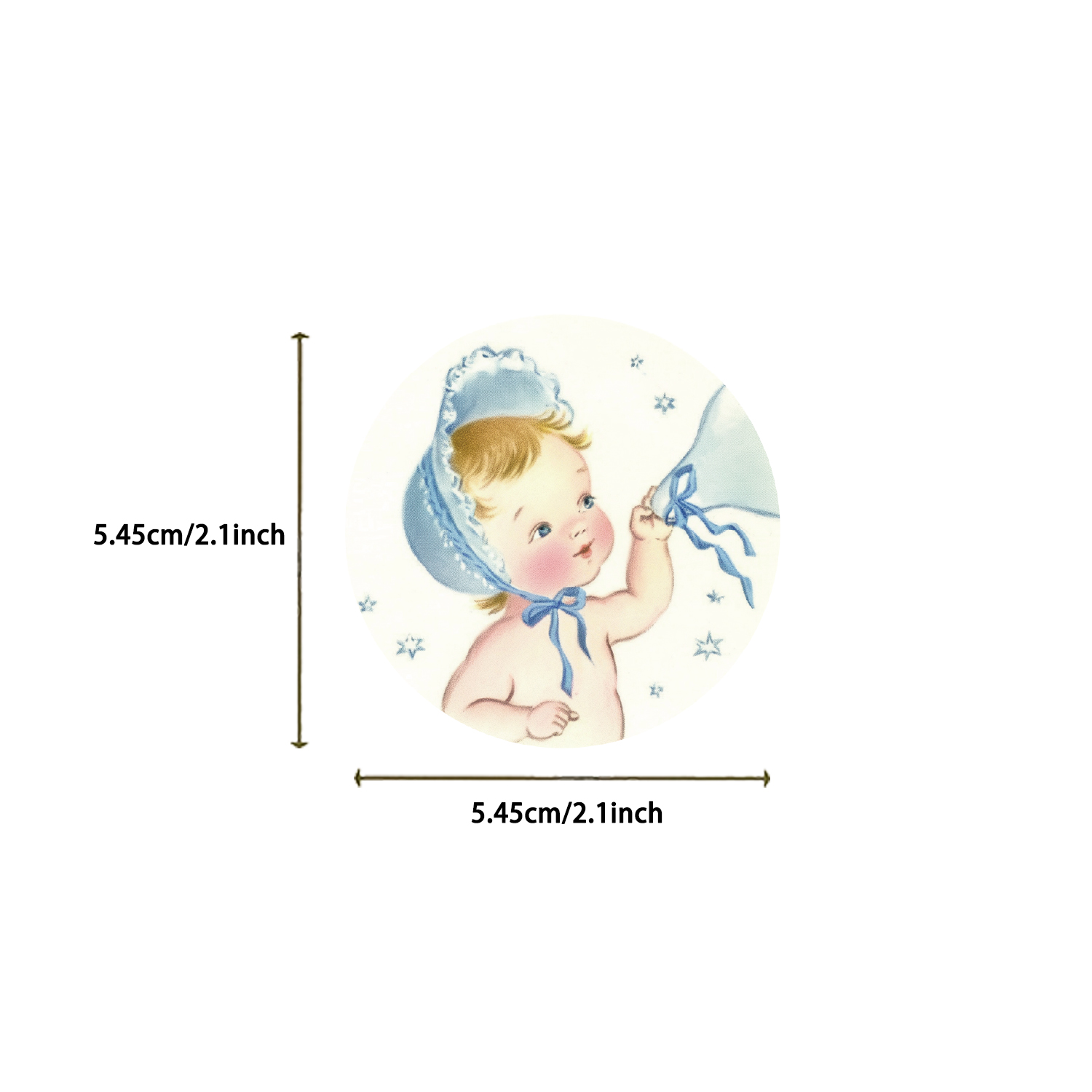 50PCS Vintage Baby Aesthetic S - Vintage Fashion Magazine ulasan dan harga
