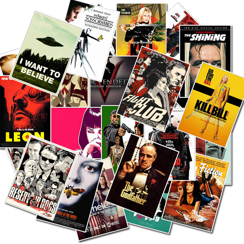 25PCS Classic Movie Posters St - Vintage Fashion Magazine ulasan dan harga