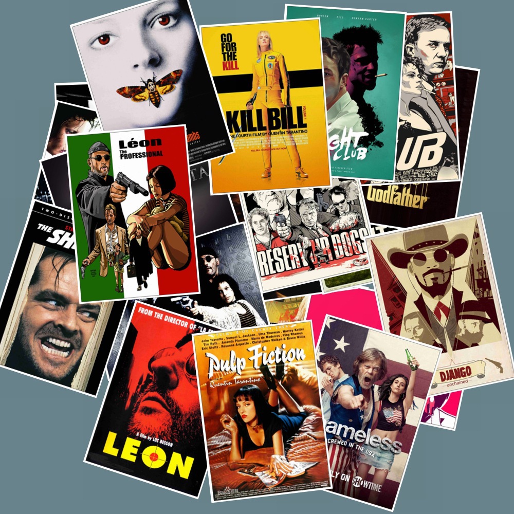 25PCS Classic Movie Posters St - Vintage Fashion Magazine ulasan dan harga