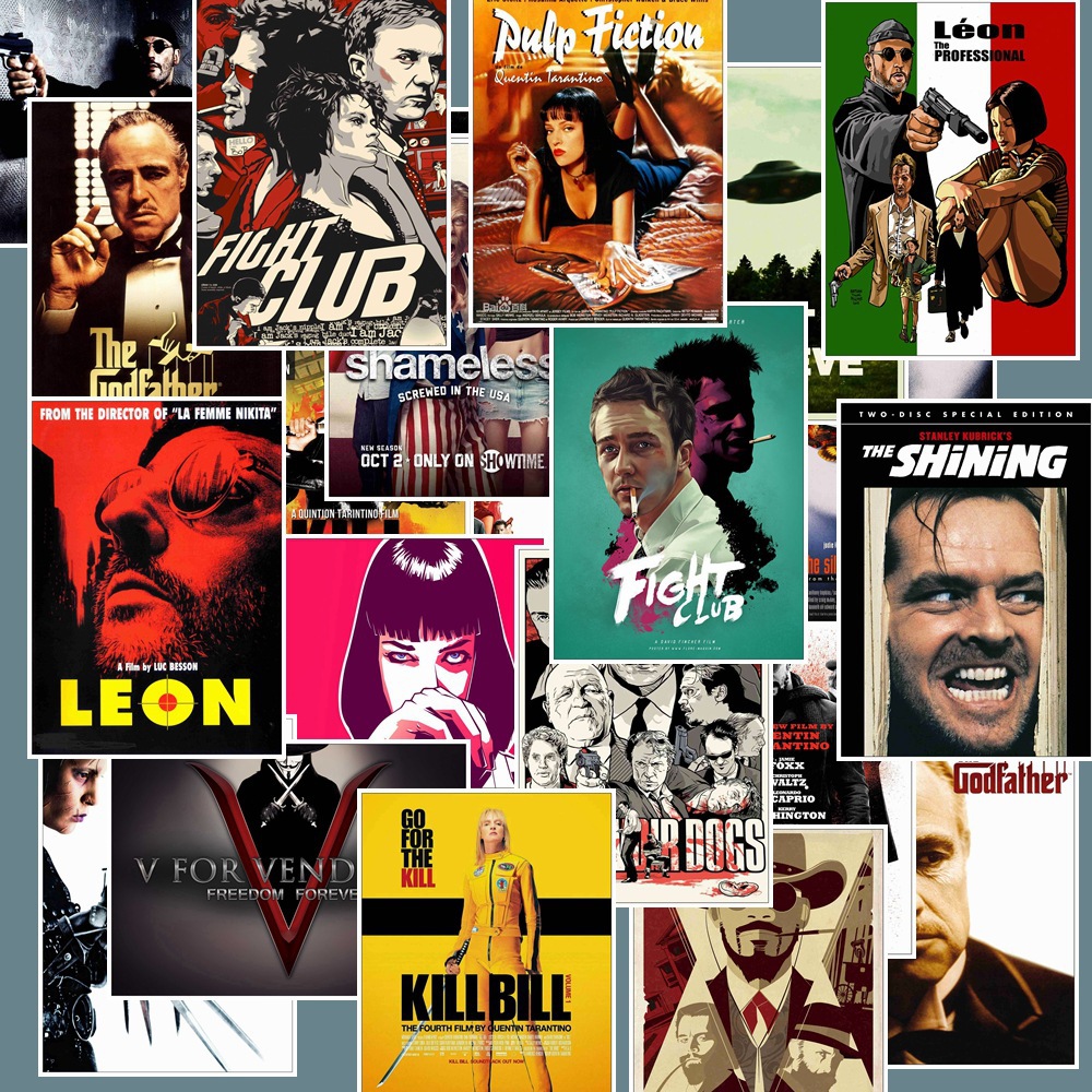 25PCS Classic Movie Posters St - Vintage Fashion Magazine ulasan dan harga