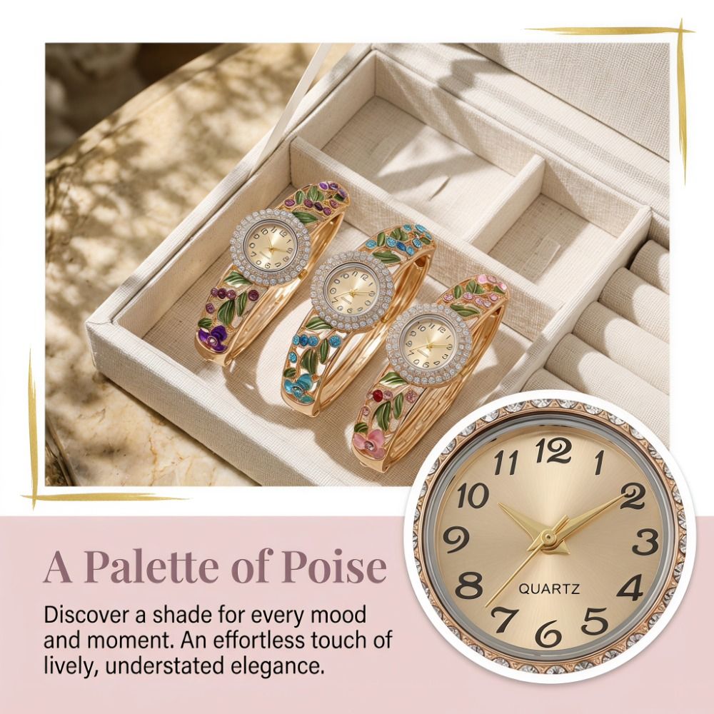 Rich In Flowers Vintage Watch  - Vintage Fashion Week ulasan dan harga