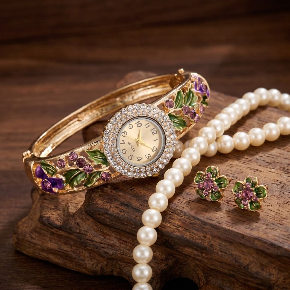 Rich In Flowers Vintage Watch  - Vintage Fashion Week ulasan dan harga